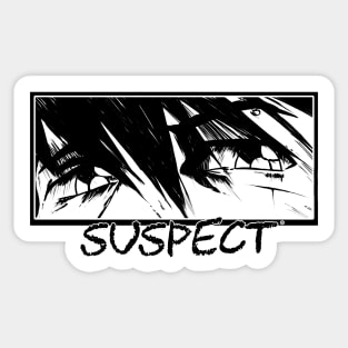 Suspect Eyes Grunge Aesthetic Sticker